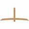 Ekena Millwork Bellingham Timber Gable Bracket, Western Red Cedar, 96"W x 44"H x 5 1/2"D x 5 1/2"F, 11/12 Pitch GBW096X44X0606BEL00SWR - alternate 1